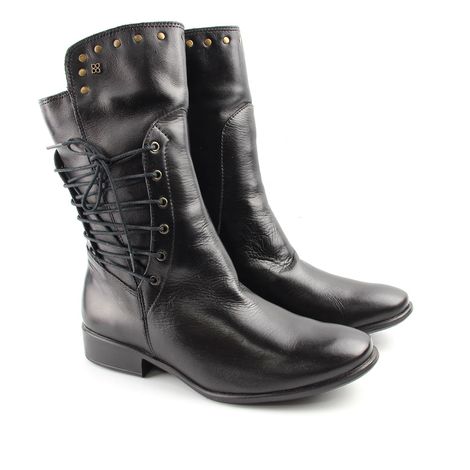 bota de couro perlatto