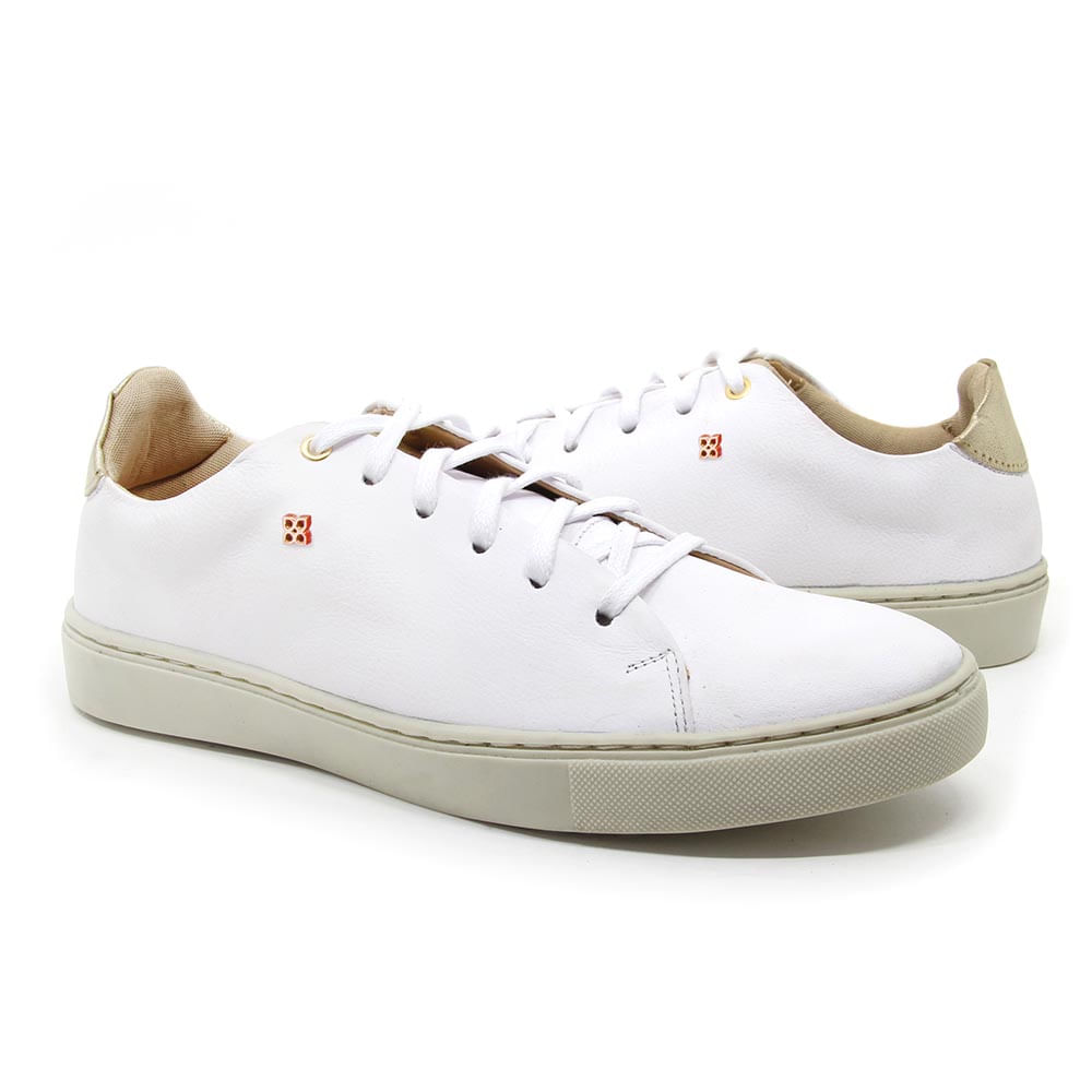 tenis feminino branco couro