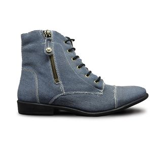 bota feminina azul