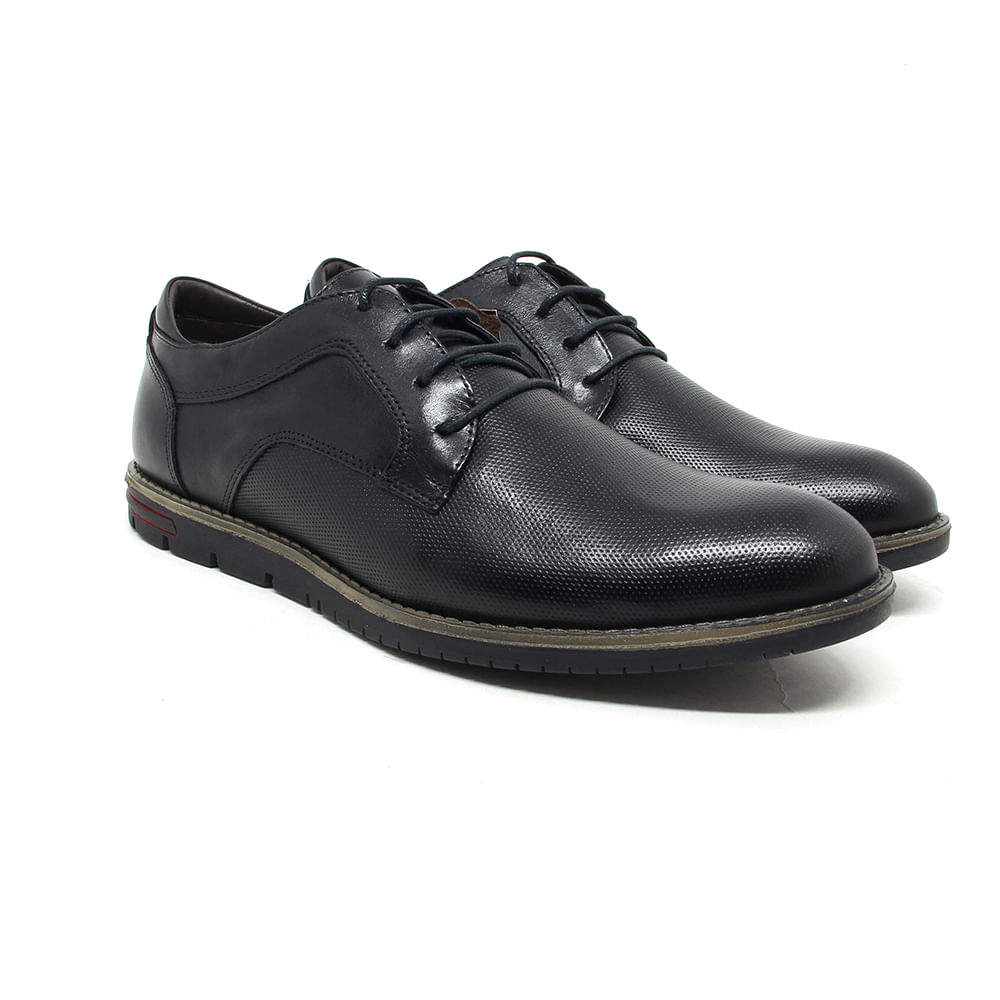 Sapato Casual 8481 Preto Burned - Perlatto